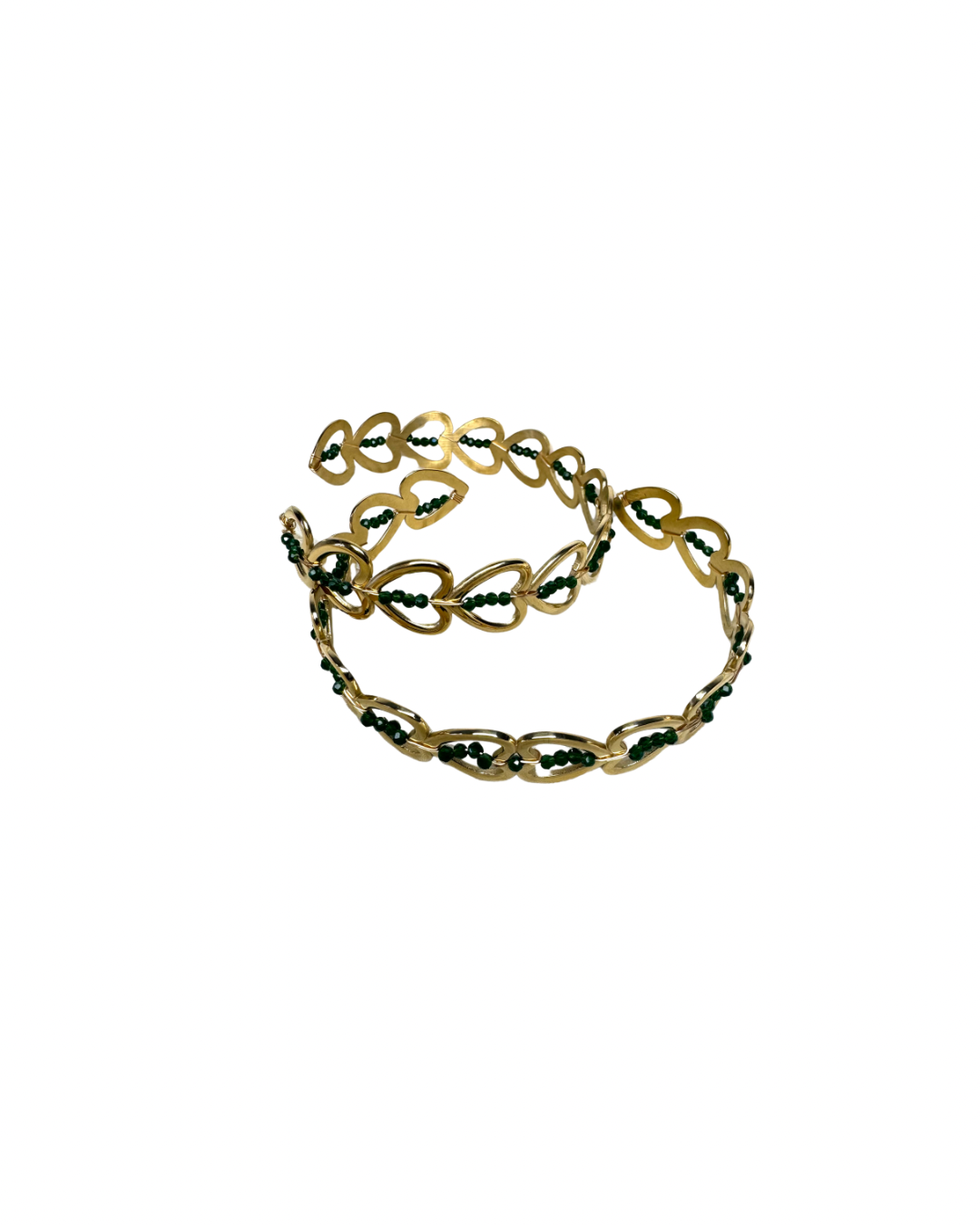 Pulsera Corazón verde