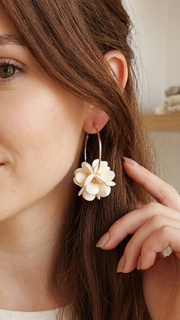 Pendientes mantequilla