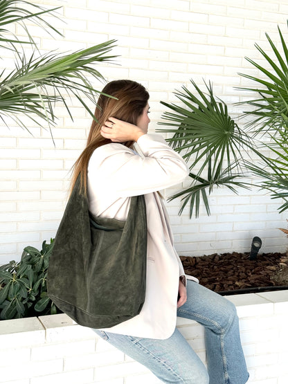 Bolso saco verde