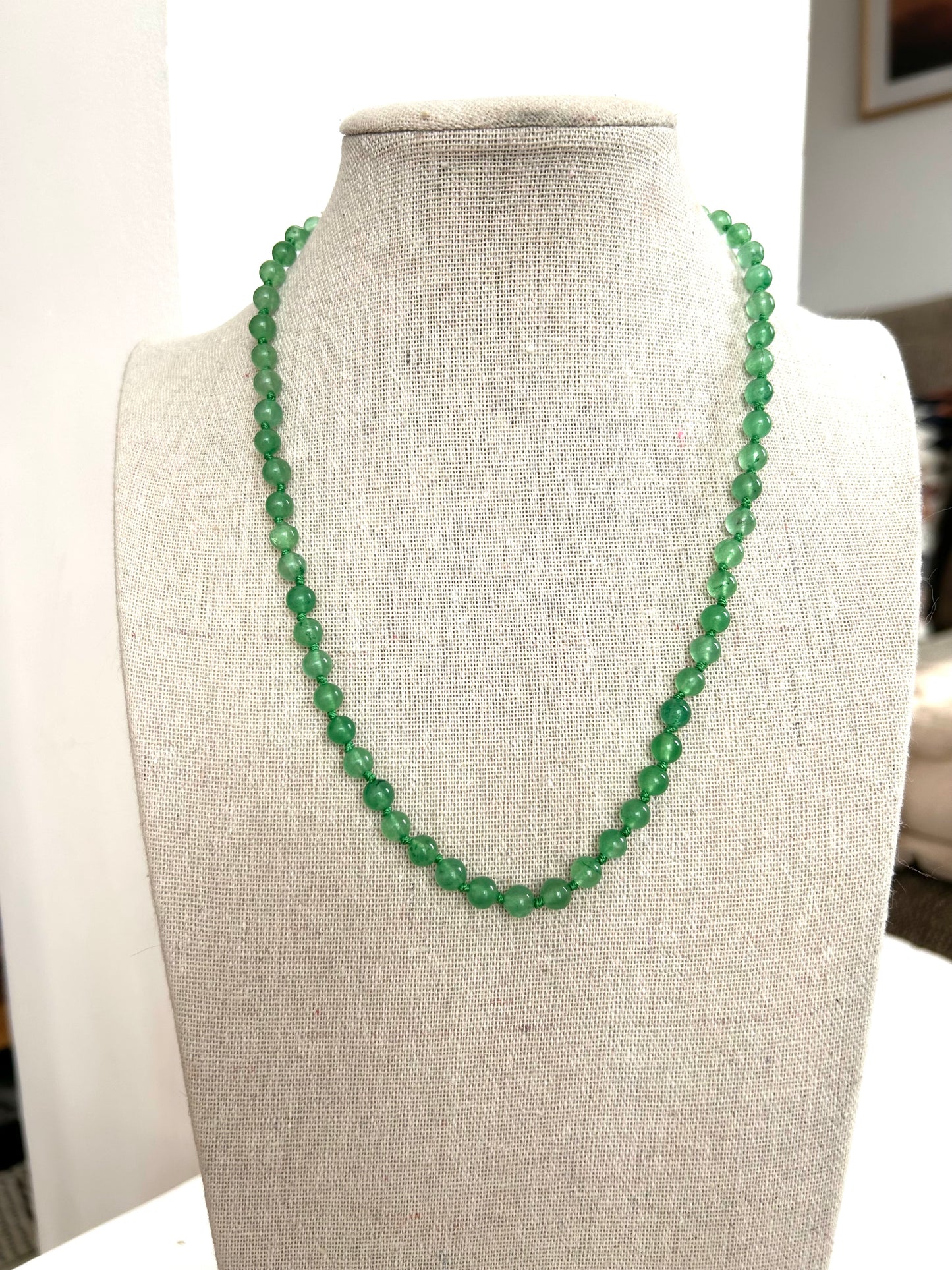 Collar piedras verdes